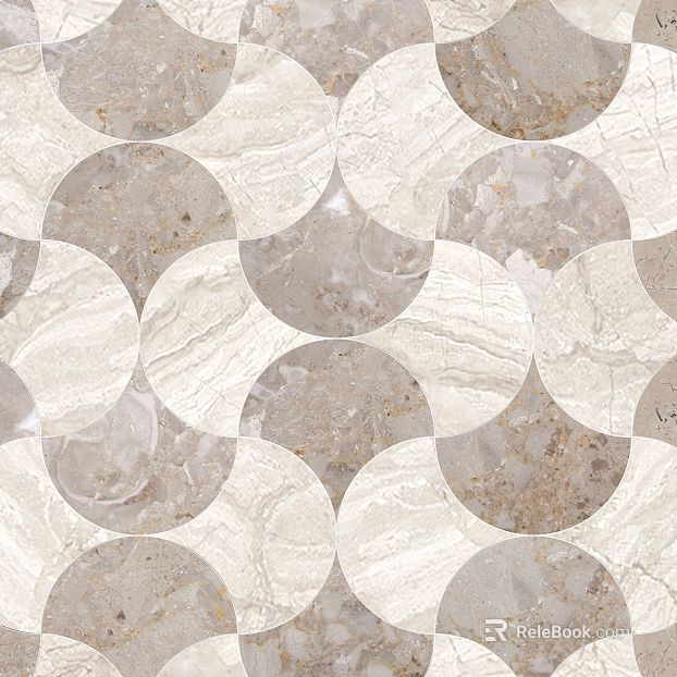 Mosaic floor tile mosaic marble curry curved toilet tile texture
