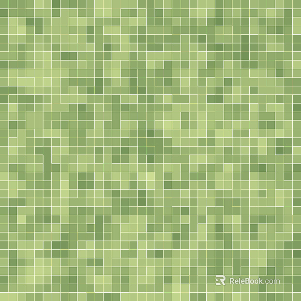 Modern minimalist green color mosaic texture
