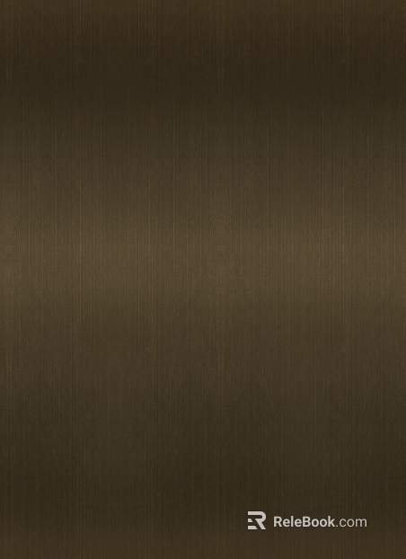 Dark brown brushed metal wall finish texture