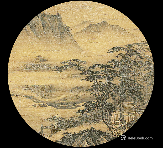 landscape painting texture