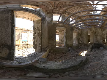 Abandoned Vacated Room Day HDR texture (ID:ffabg38341)