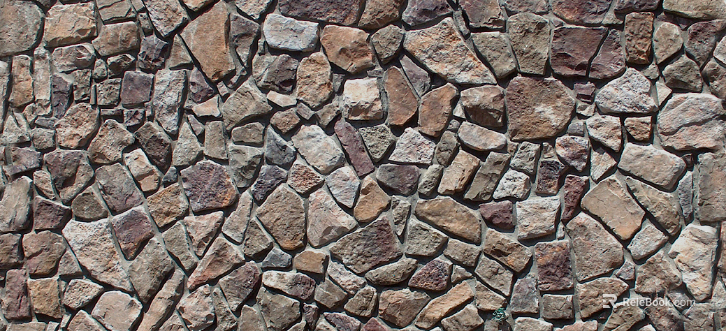 Culture Stone Gravel Wall Red Sand Stone texture
