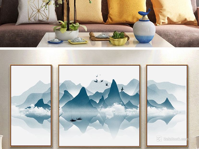 landscape painting texture