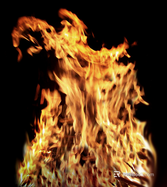 Flame texture texture