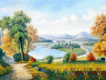 landscape painting texture (ID:ffagg09917)