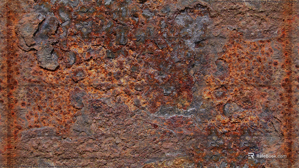Metal iron plate Rust Rusty iron plate texture