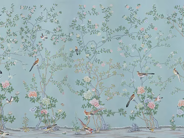 Chinese flower and bird painting texture (ID:ffach234556)