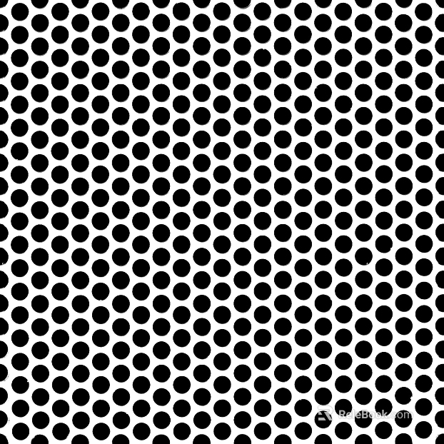 Perforated plate texture