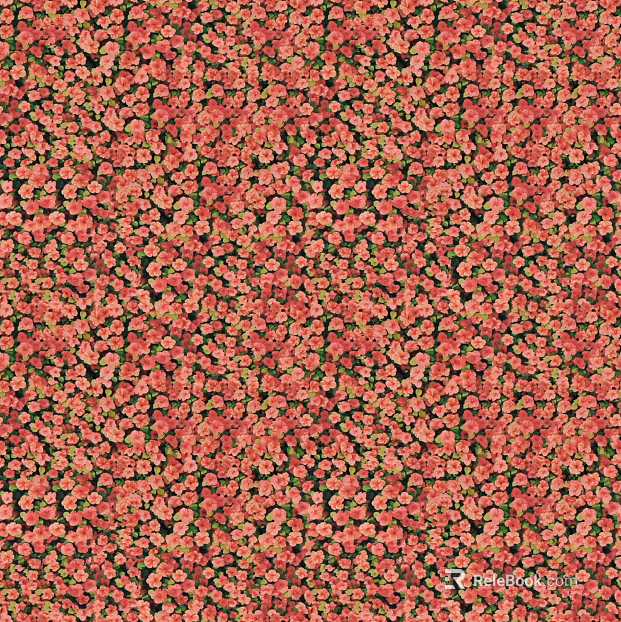 Pink flower wall vegetation texture