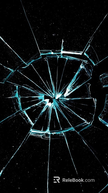 Broken glass texture