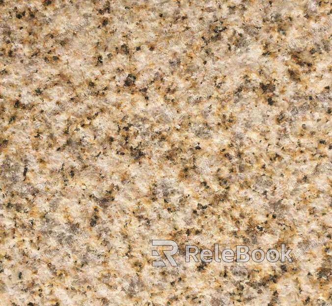 The image displays a close-up of Granite's rugged, speckled texture, showcasing its natural composition of interlocking mineral crystals in varying shades of grey and white, creating an intricate, earthy pattern.