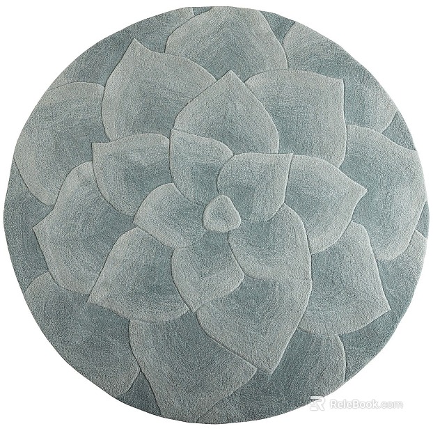 Round carpet texture