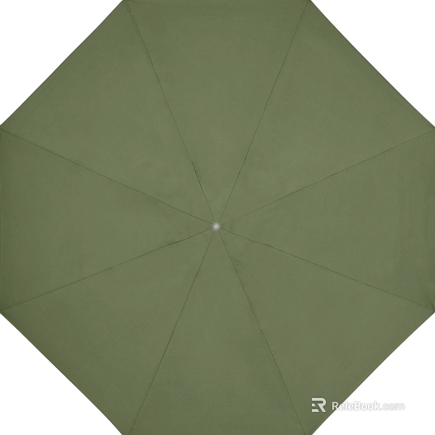 Army Green Plain Umbrella Fabric texture