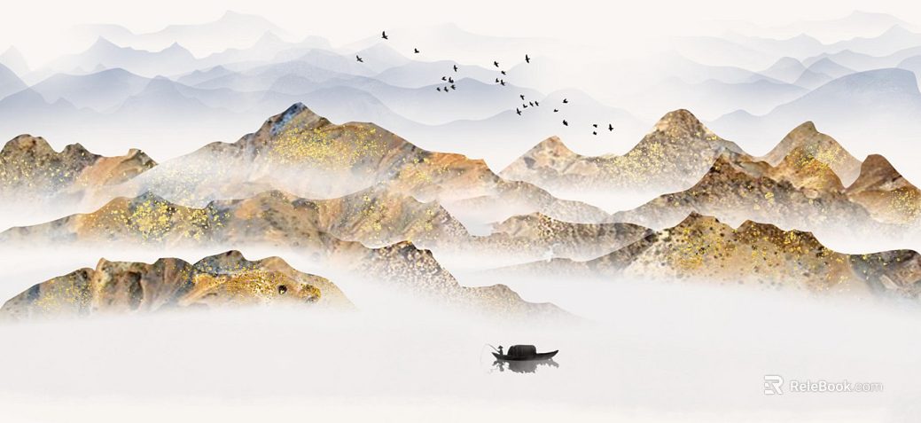 landscape painting texture