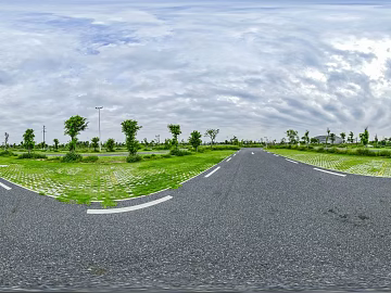 Cloudy Day Cloudy Leisure Park HDR texture (ID:ffabg17711)