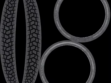 Dark gray rubber bicycle tires texture (ID:ffaeh115339)