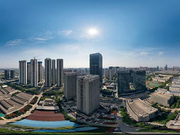 HDR urban ecological greening panorama texture (ID:ffach525103)