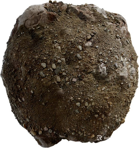 Gravel PBR texture