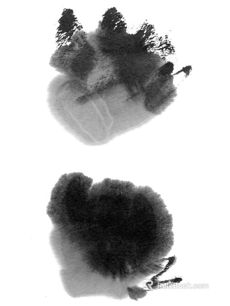 Ink and wash texture