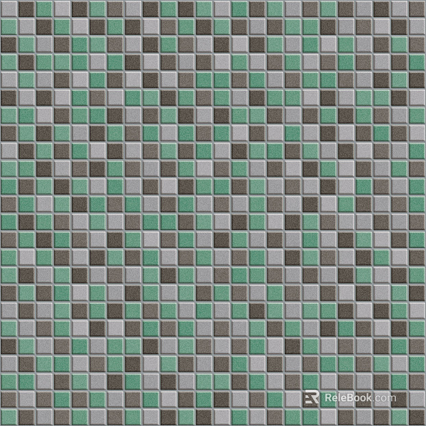 Mosaic Ceramic Map texture