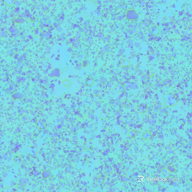Blue blue terrazzo floor finish texture