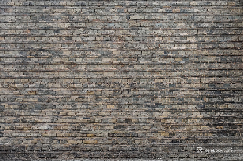 Old age blue brick wall texture