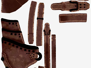 Dark brown distressed leather clothing accessories texture (ID:ffaeh578389)