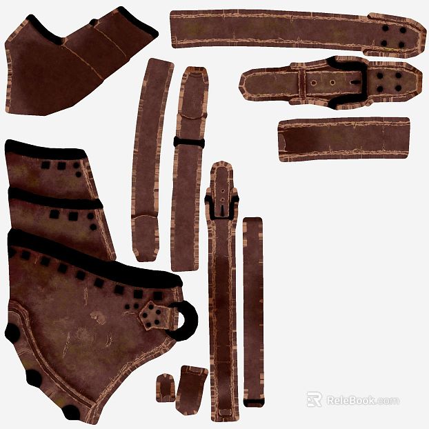 Dark brown distressed leather clothing accessories texture