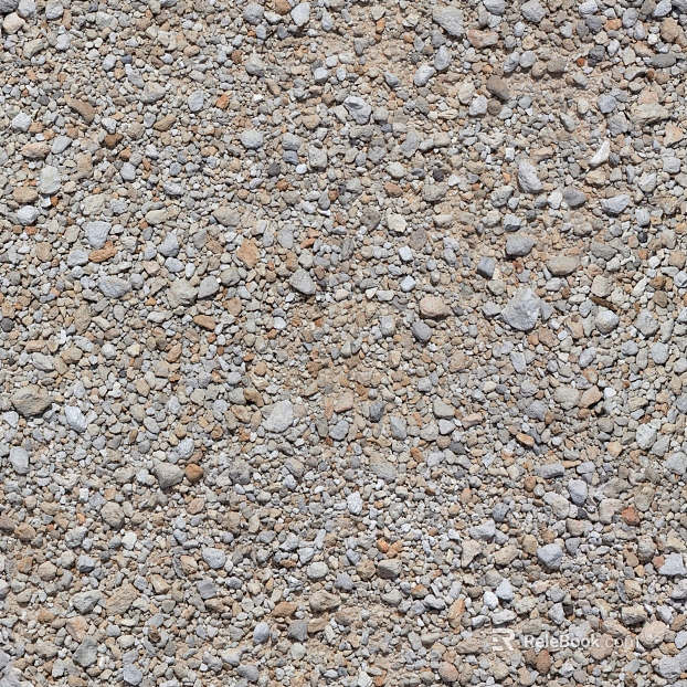 Ground gravel texture