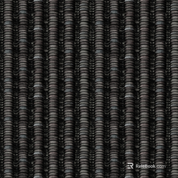Chinese green tile texture