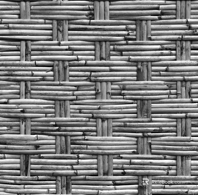 Light gray bamboo wall decoration texture