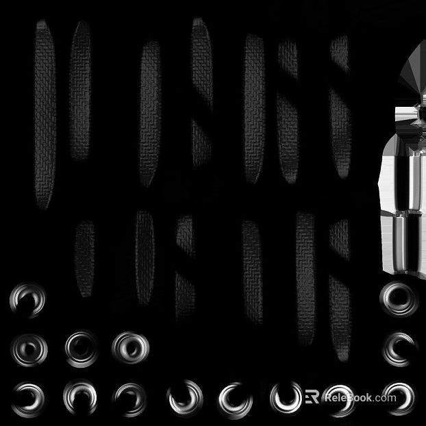 Black Metal Perforated Panel Decorative Components texture