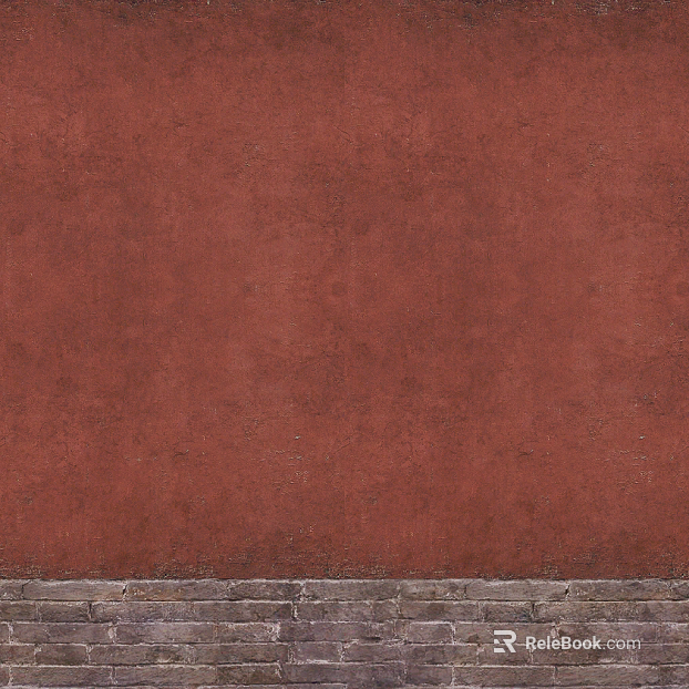 Cement wall light red micro-cement texture