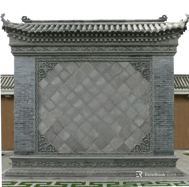 Shadow wall Bai wall texture
