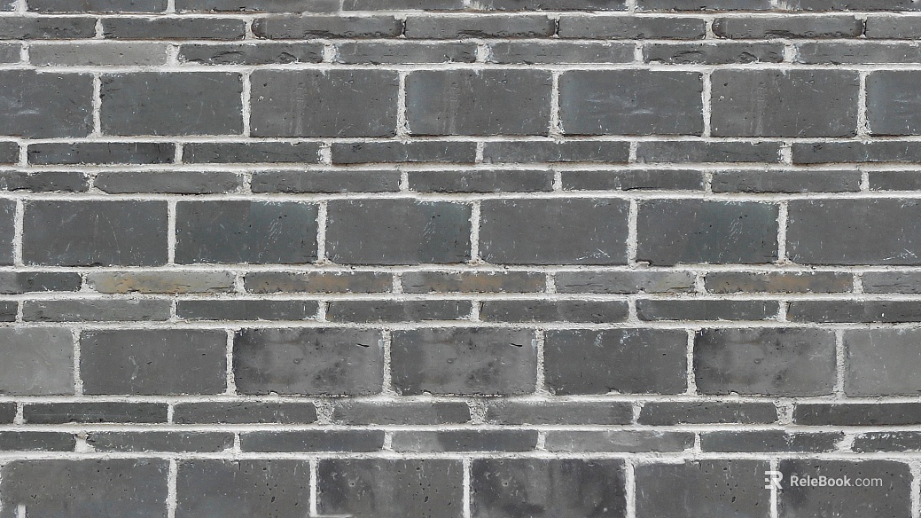 Brick wall cyan exterior wall brick material texture