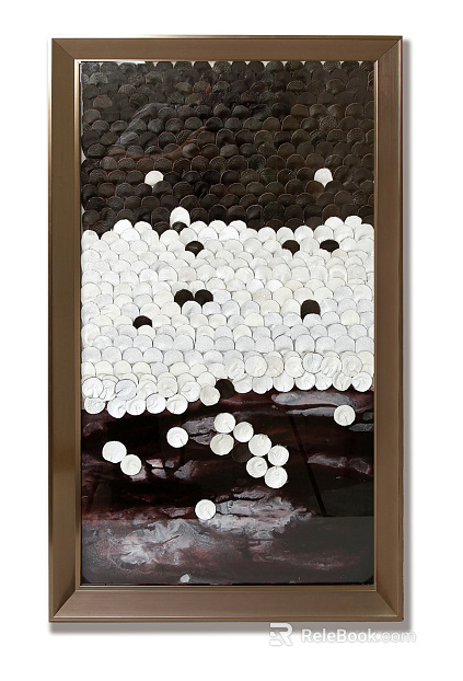 three-dimensional physical painting texture