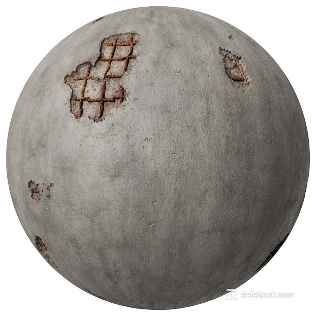 Cement wall PBR texture