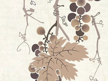 New Chinese ink plant decorative painting texture (ID:ffach254470)