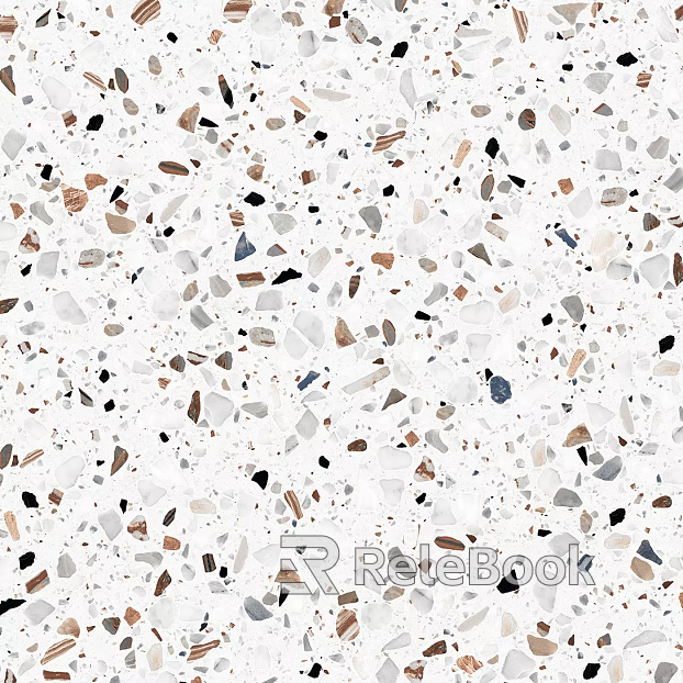 terrazzo imitation quartz brick texture