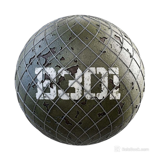 Military Fence PBR texture