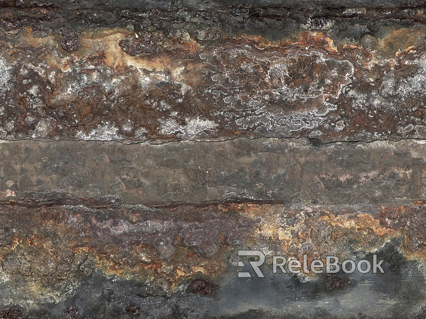 A vintage, oxidized metal texture with a patina of rust and wear, showcasing the beauty of aged industrial materials. The surface is rough, with patches of corrosion and a weathered, time-worn appearance.