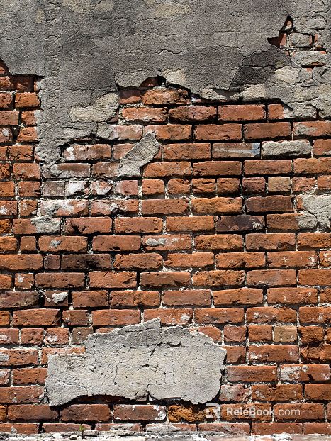 Brick wall red brick white stone point block texture