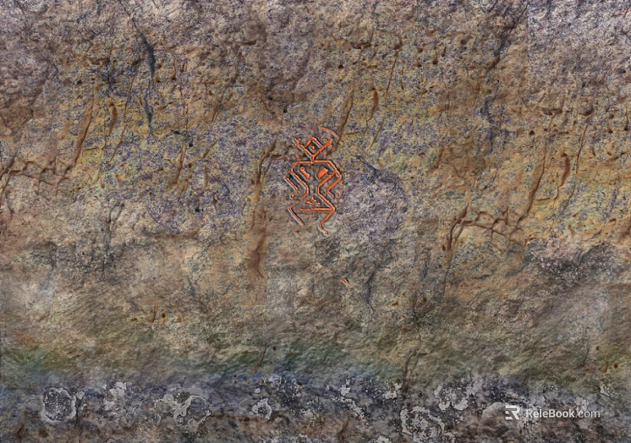 Tawny Rock Rock Painting Outdoor Wall texture