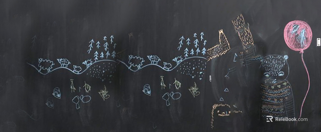 blackboard painting texture