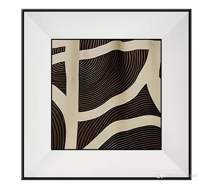 Modern Abstract Line Decorative Painting Living Room Hanging Decoration texture