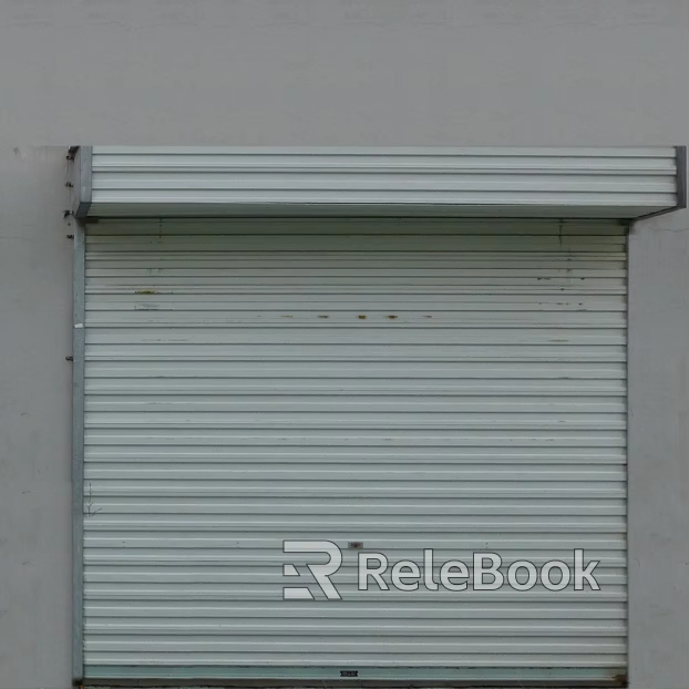 Rolling shutter door texture