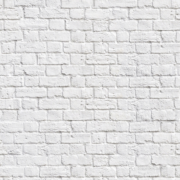 Brick wall white strip brick finish white seam seamless texture