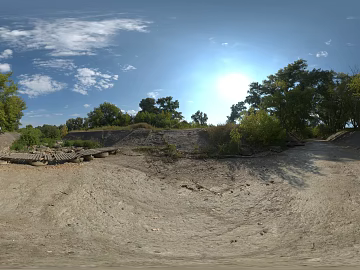 Outdoor Dry River Day Sunny Day HDR texture (ID:ffabg04561)
