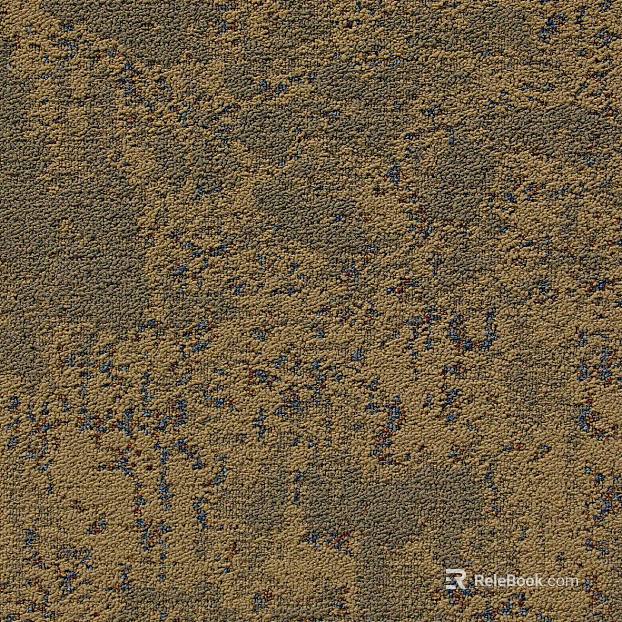 Golden Art Pattern Carpet texture
