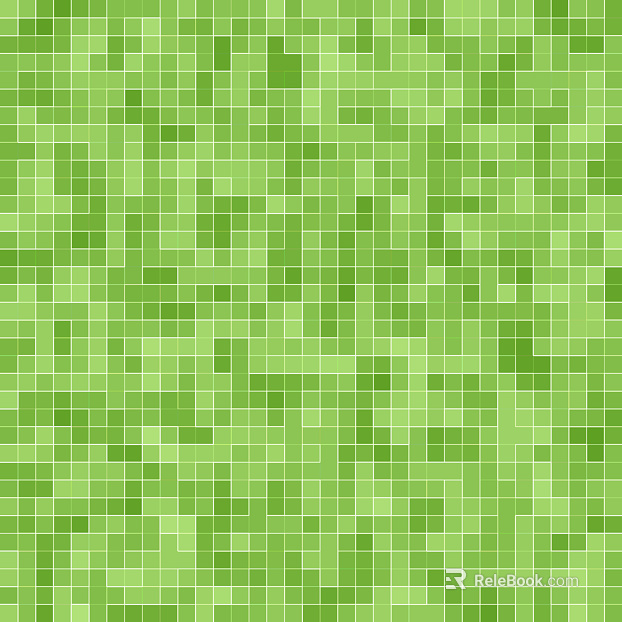 Modern minimalist fruit green color mosaic texture